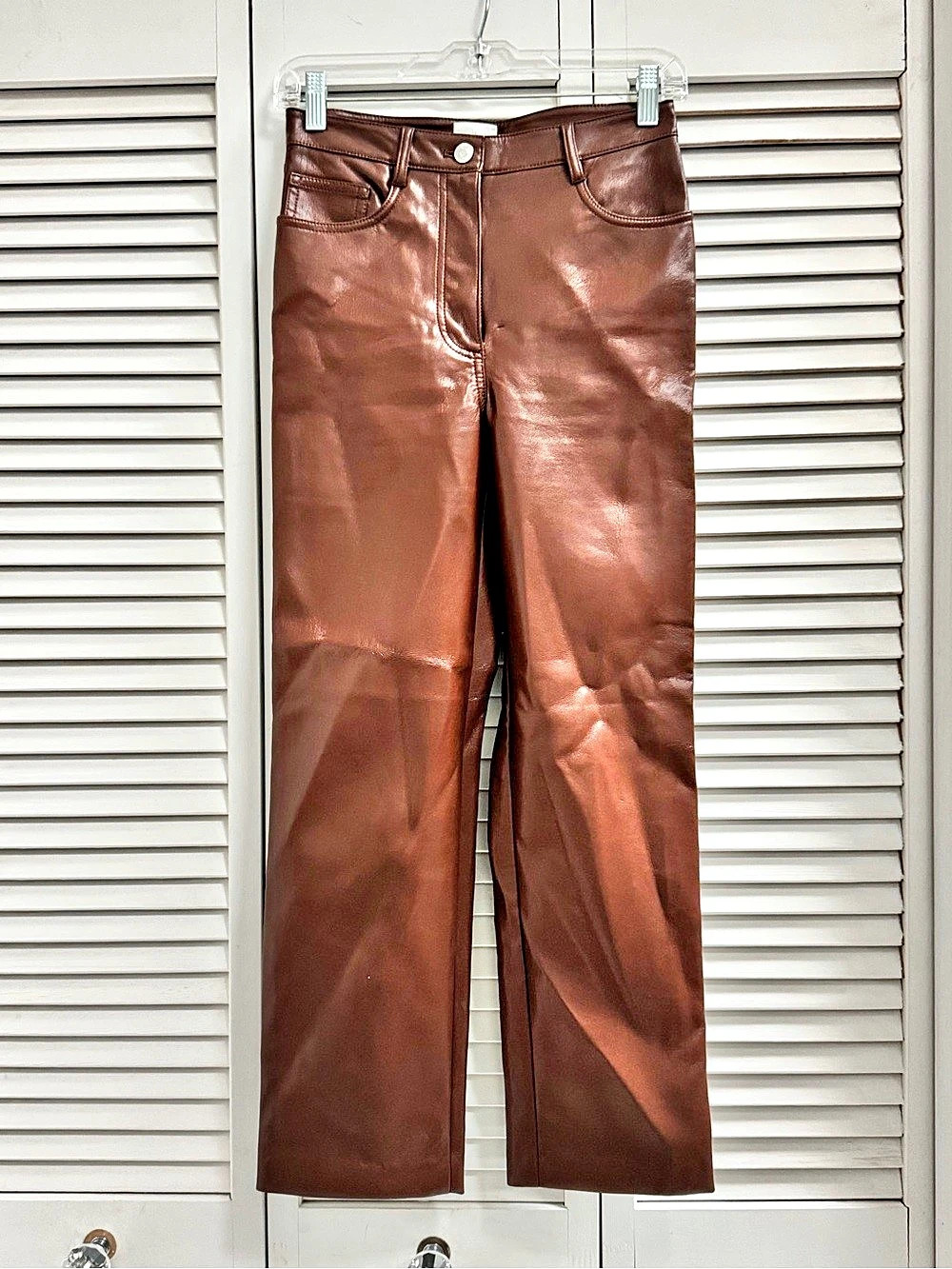 Wilfred The Melina Pant Brown Straight-Leg Pants Size 2